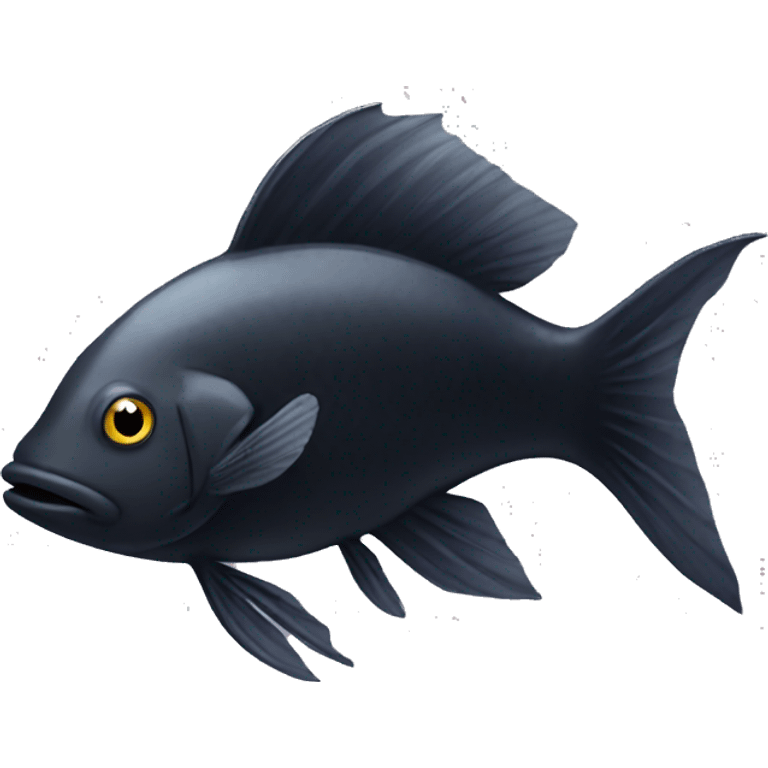 Black fish emoji