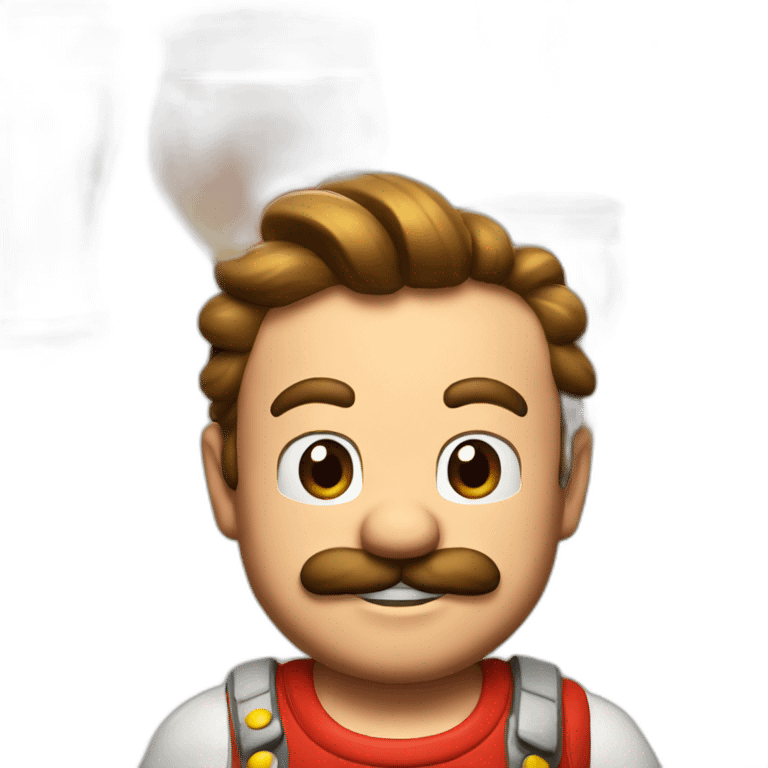 mario beer emoji