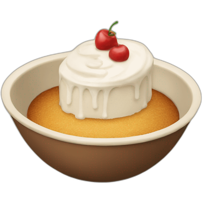 A bowl that is also a cake emoji