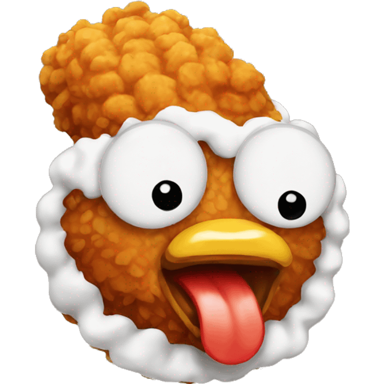 fried chicken emoji