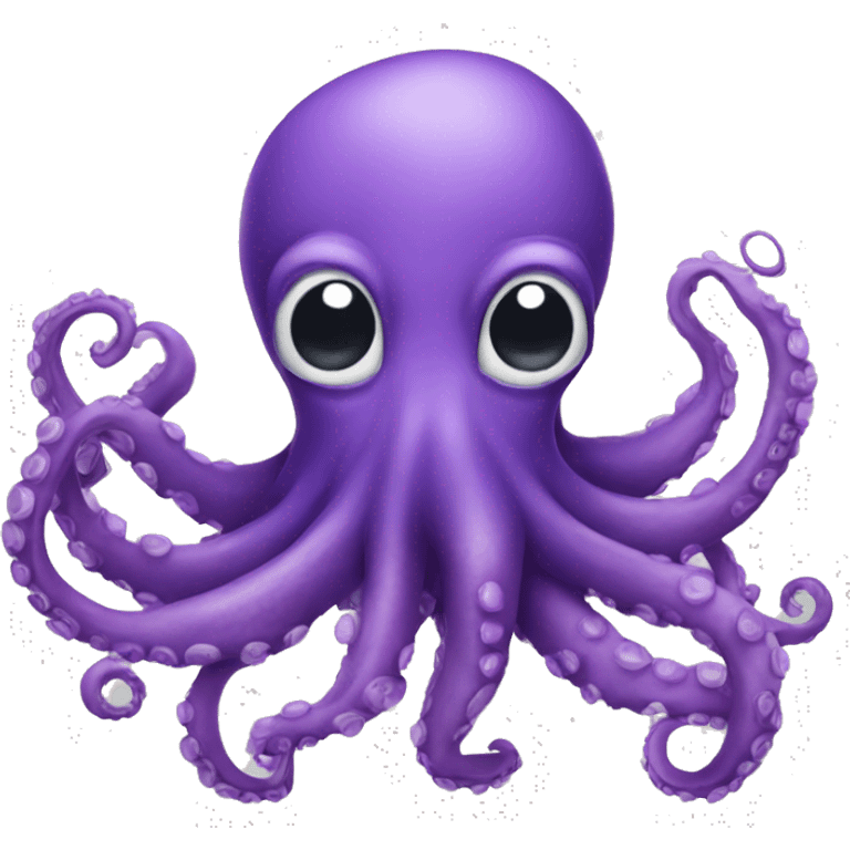 Purple octopus emoji