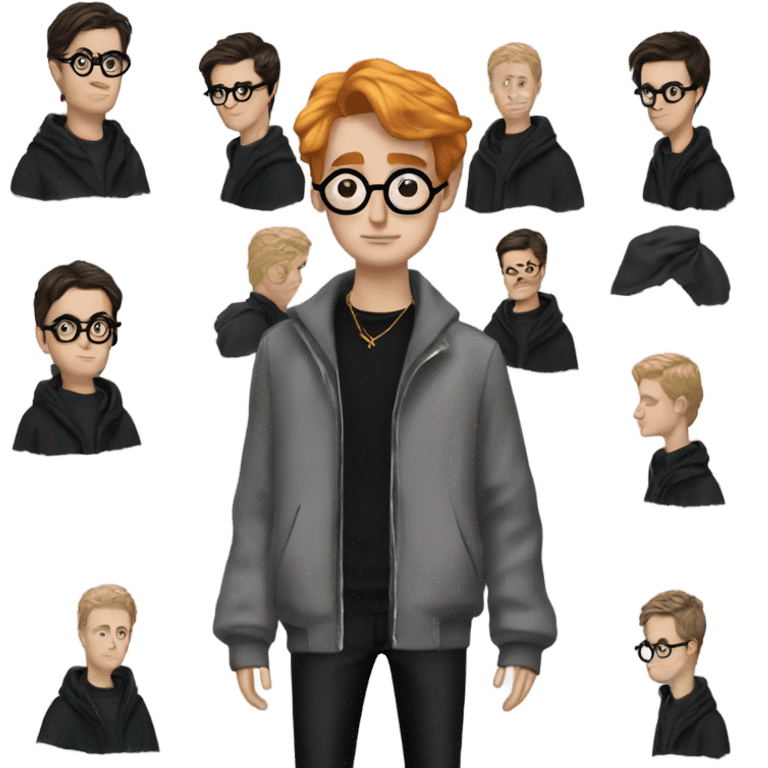 Harry Potter wearing Balenciaga emoji