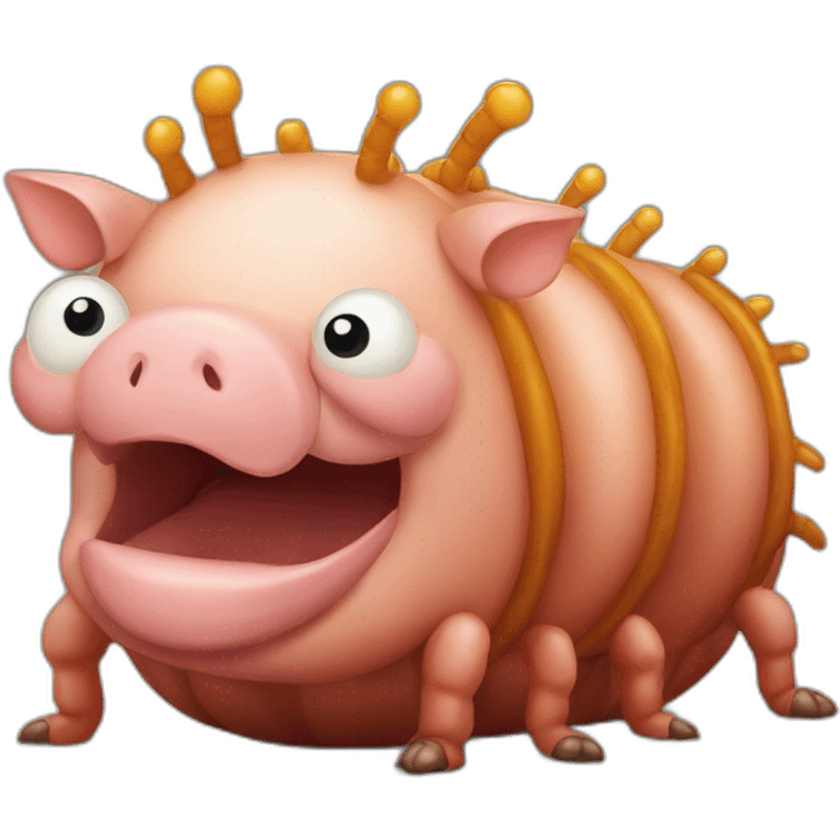 Centipede pig emoji