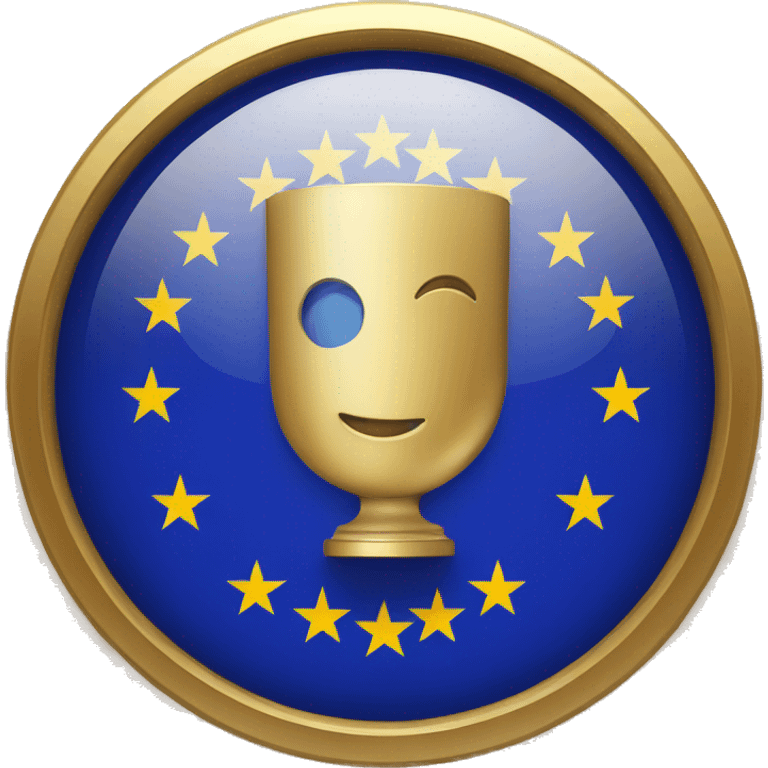 european-union-flag on trophee circle emoji