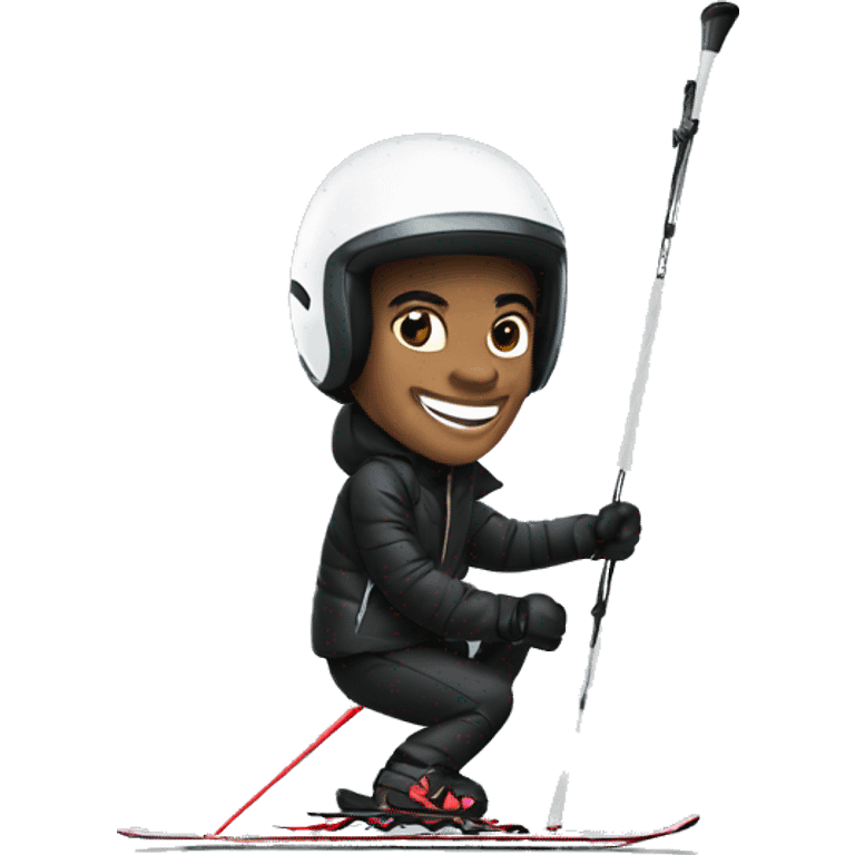 Mickael jackson en ski emoji