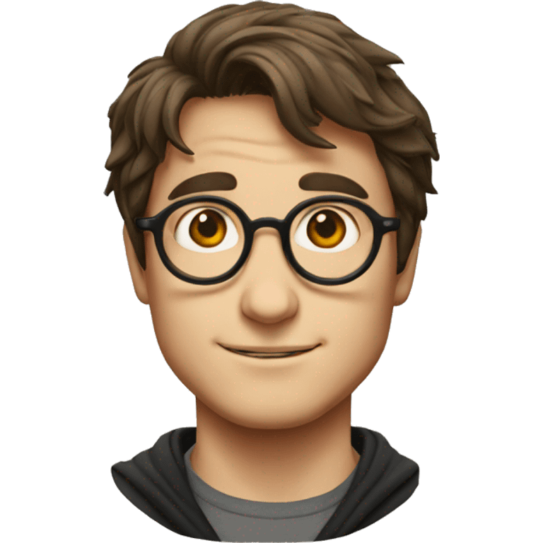 Harry Potter in glasses emoji