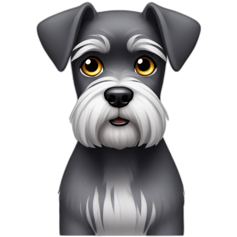 Schnauzer sad emoji