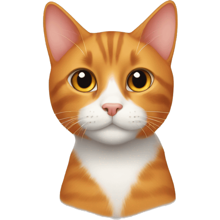 Black tuxedo cat and orange tabby emoji