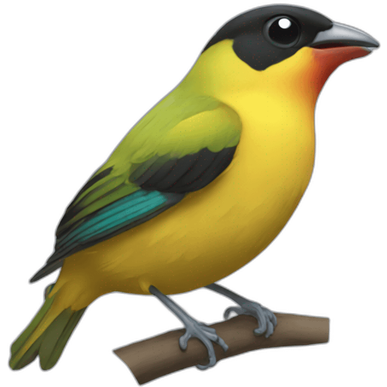 tanager crying emoji