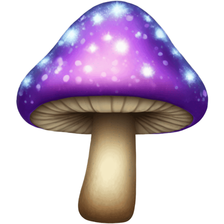 sparkly mushroom emoji