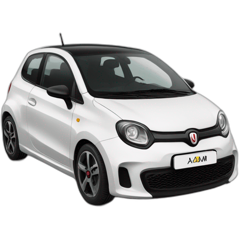 Emoji de coche aixam gti blanco 2023 emoji