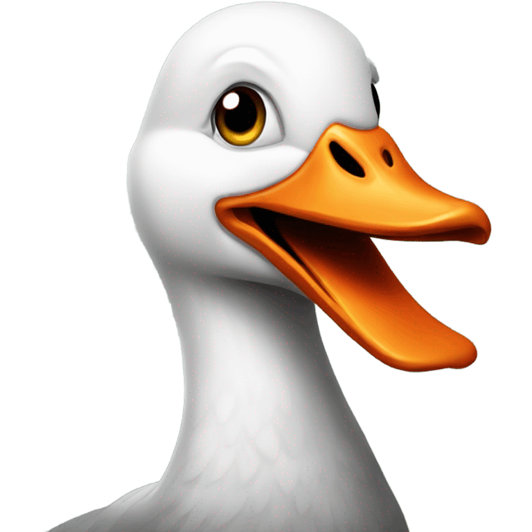 Evil Christmas goose emoji