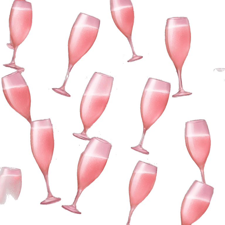 pink champagne  emoji