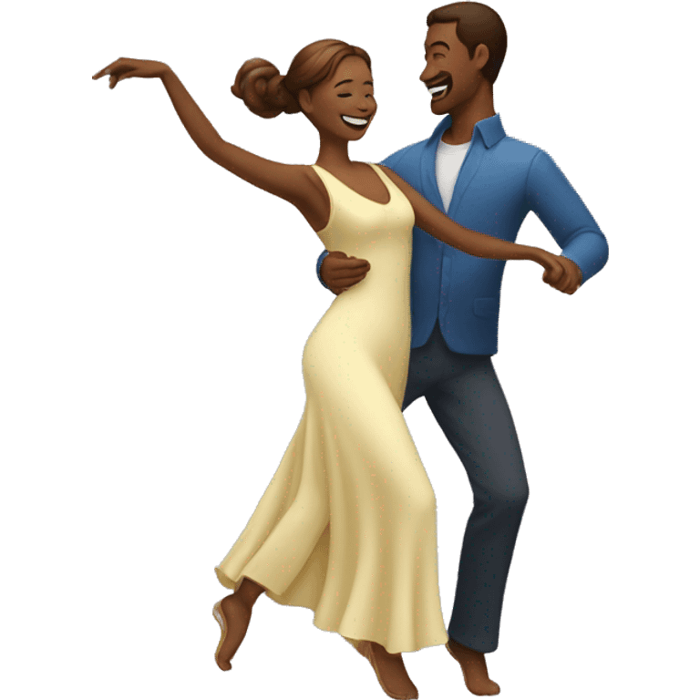 dancing man and woman emoji