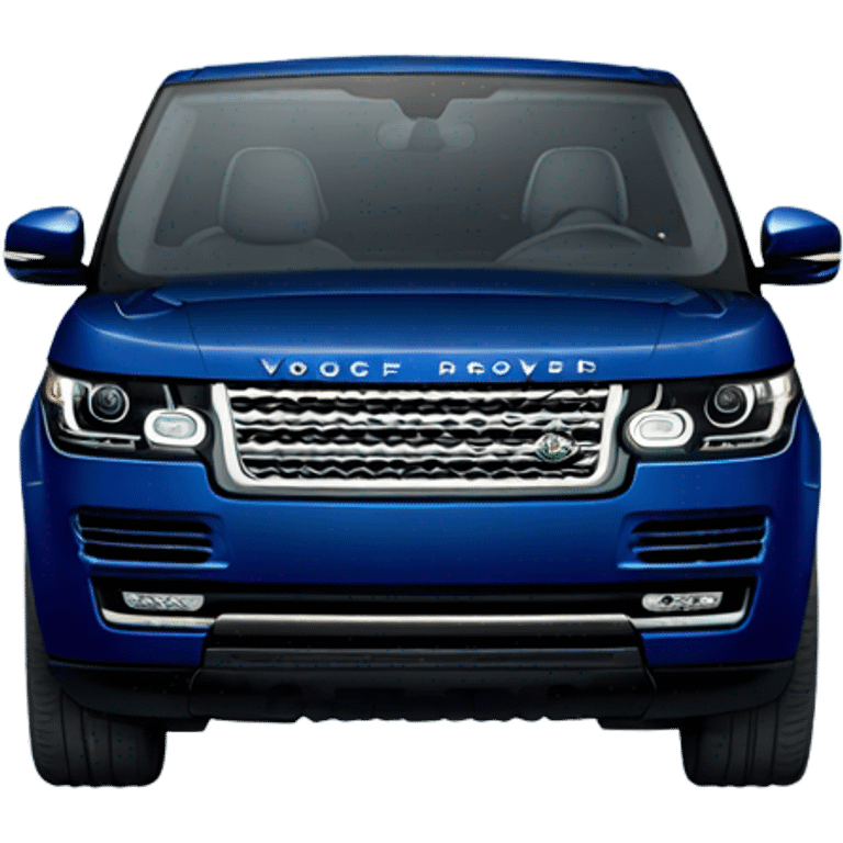 Dark blue Range Rover vogue autobiography  emoji