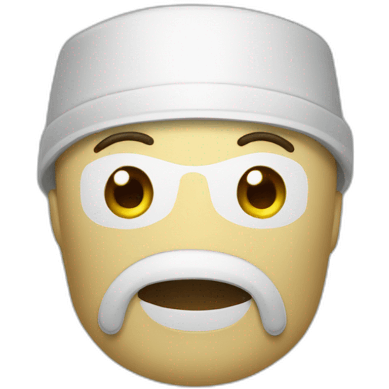 Masque médecin de peste emoji