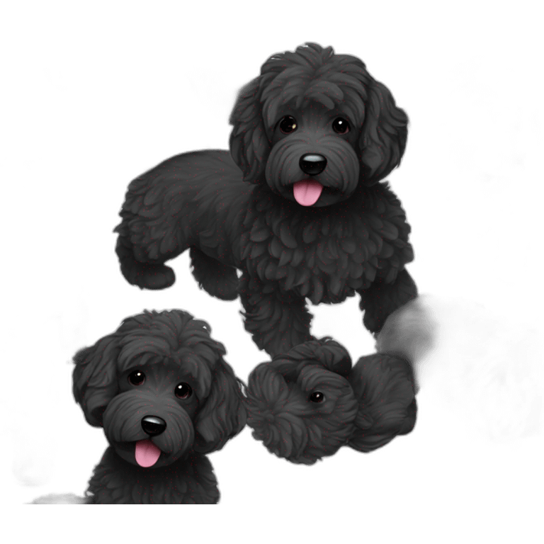 black-laberdoodle emoji