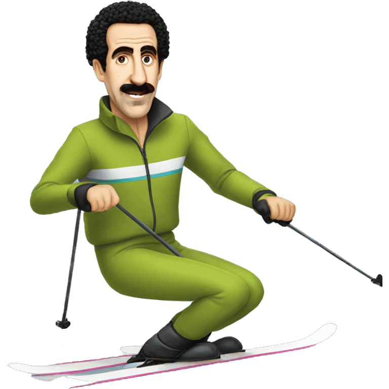 Borat skiing  emoji