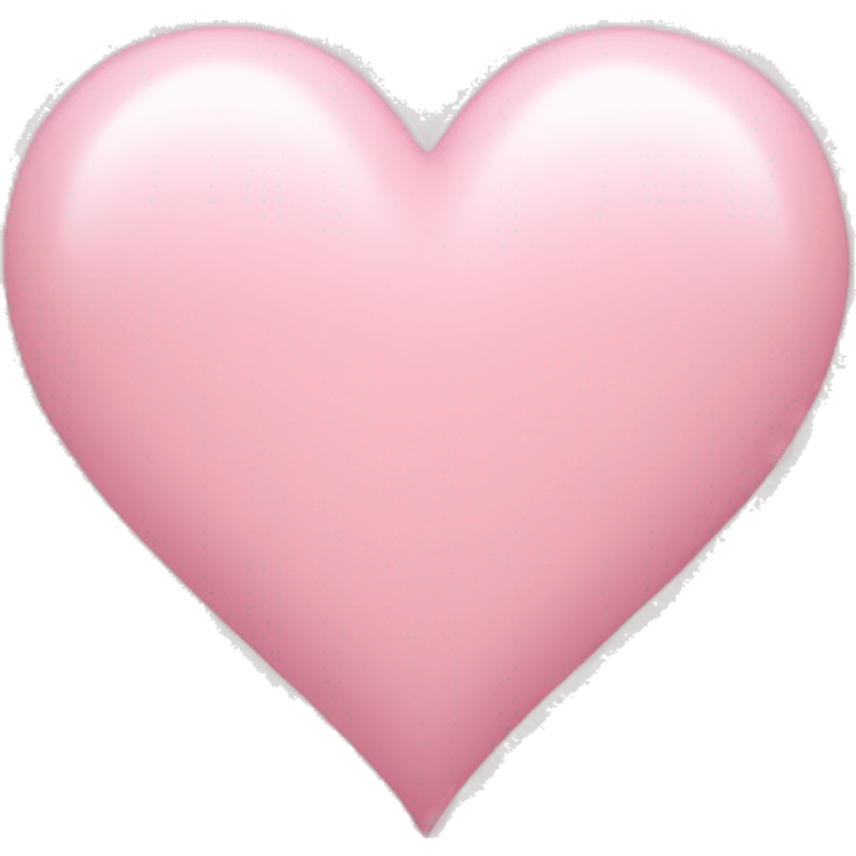 Light pink heart emoji