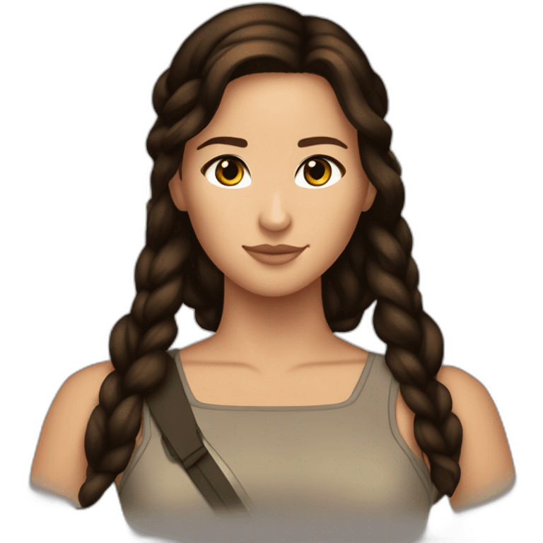 tanned katniss everdeen mockingjay emoji