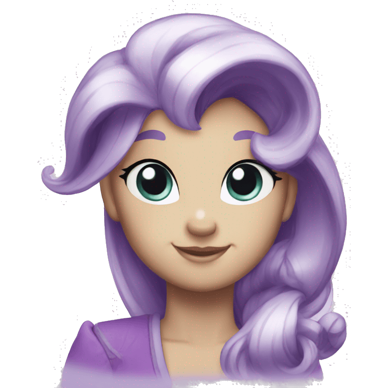 Rarity from my little pony emoji