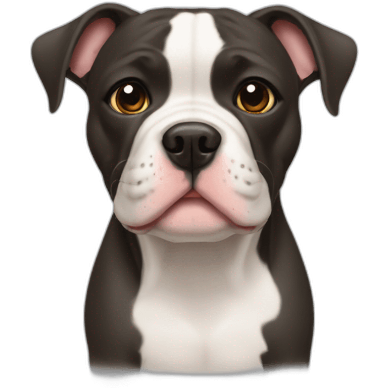 Pitbull French bulldog mix emoji