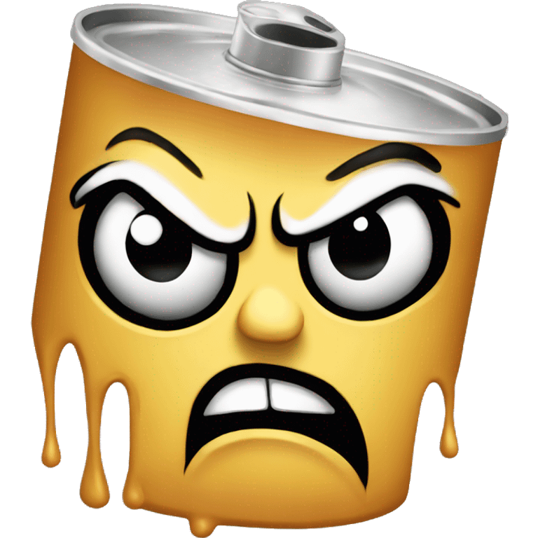 angry graffiti spray paint can emoji