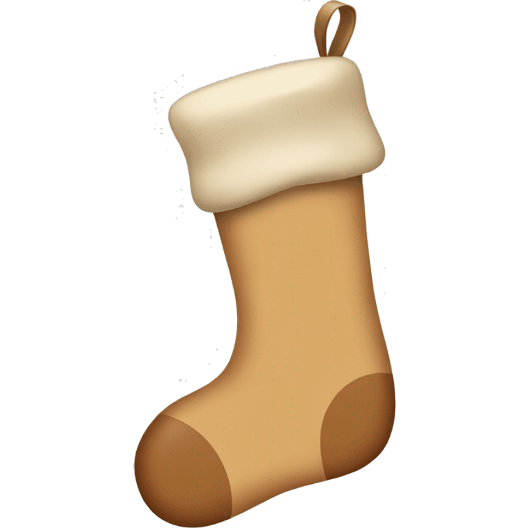 Tan stocking  emoji