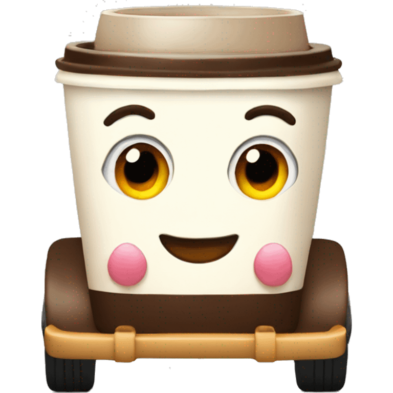 Coffee car emoji