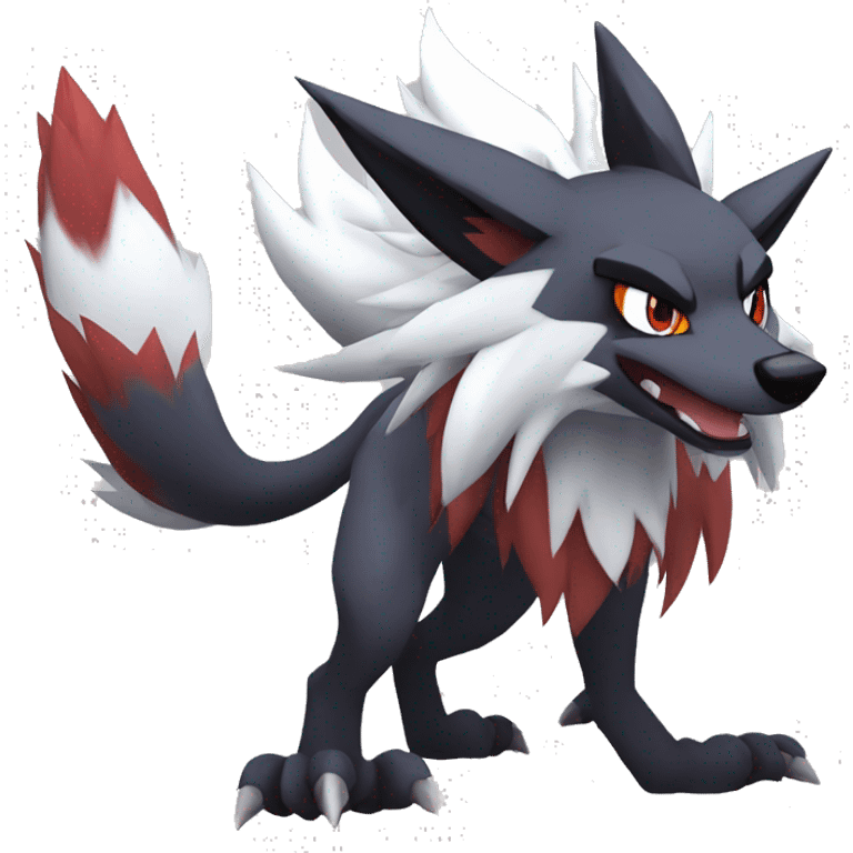  Incineroar Zoroark Lycanroc Fakemon emoji