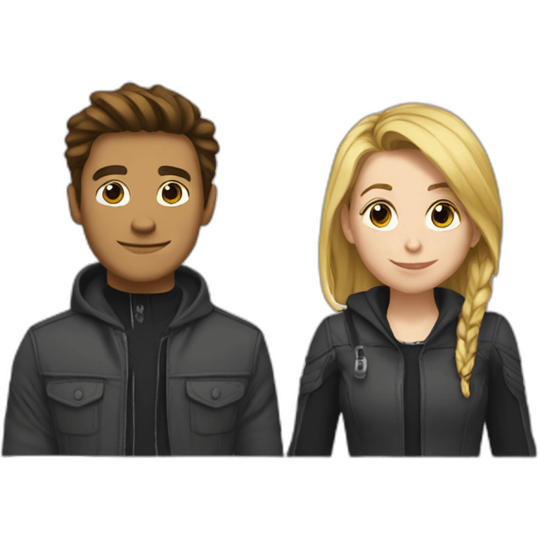 mikey and emma emoji