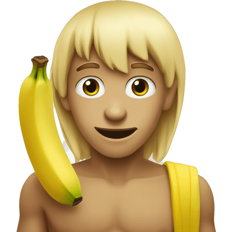 Scimmia + banana  emoji