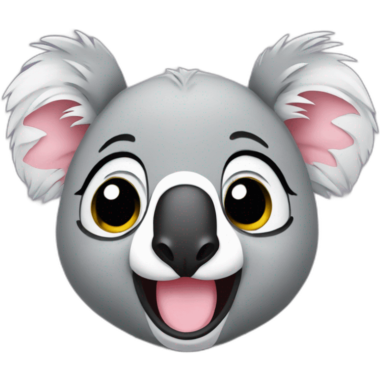 Koala joking emoji