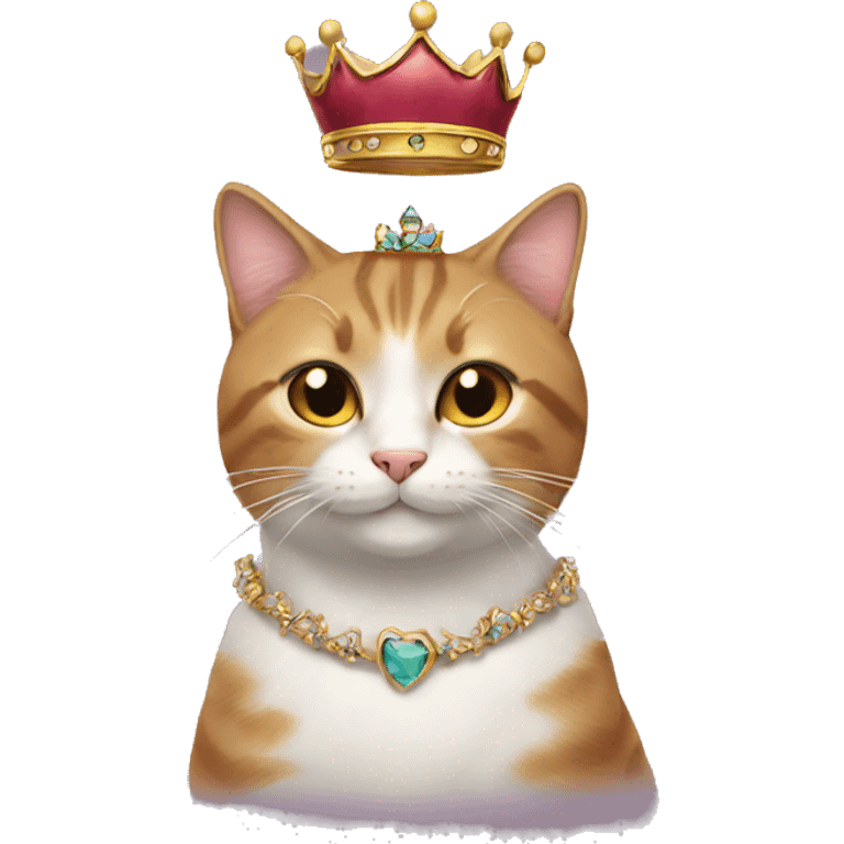 cat with crown emoji