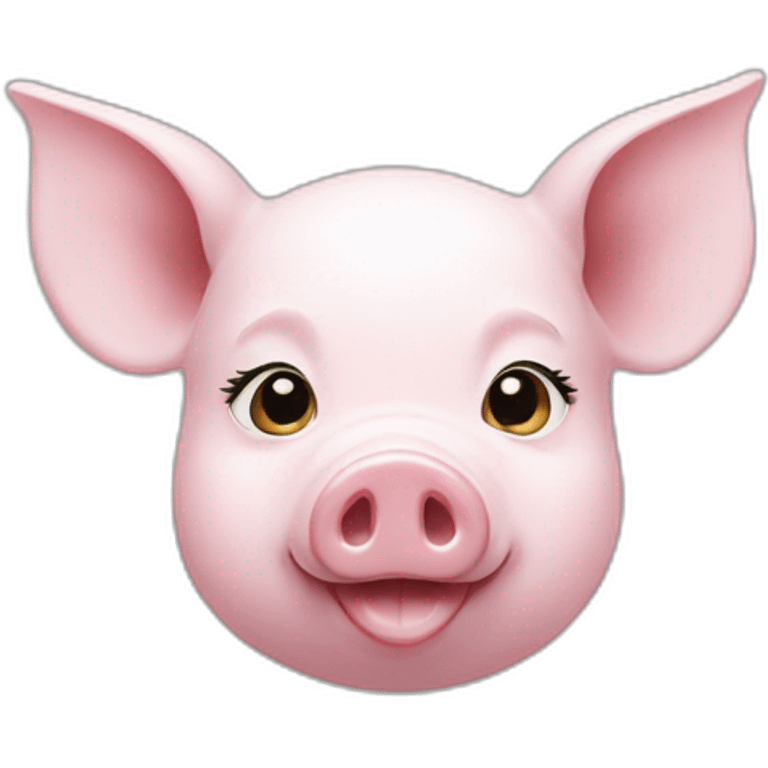 Dior カフェ pig emoji