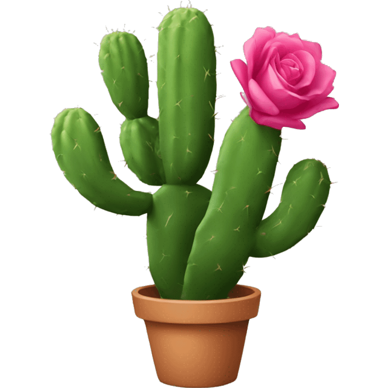 Rose cactus  emoji