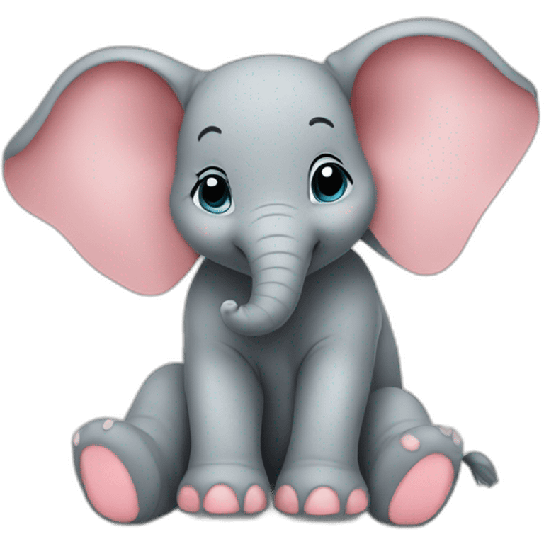 Elephant sur lapin emoji