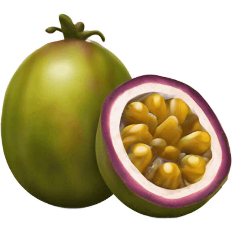 Passion fruit  emoji