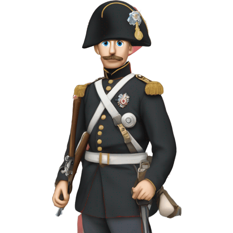 British soldier in full view of the Crimean War emoji