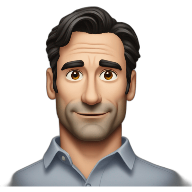 Jon Hamm handsome emoji