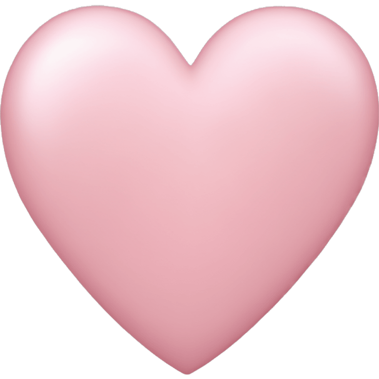 Light light pink heart emoji