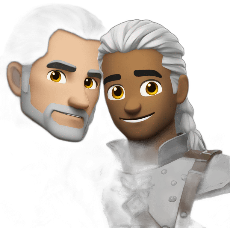 Geralt and fnaf emoji