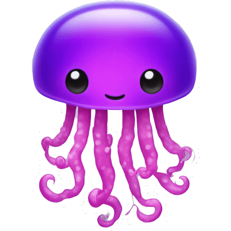 pink and purple jellyfish emoji