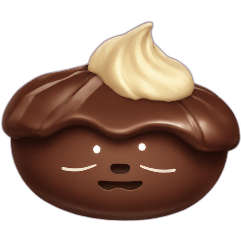 Chocoenvannilla qui est sur un chat emoji