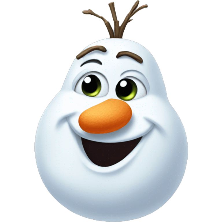 Cute olaf emoji