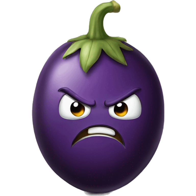 angry eggplant  emoji