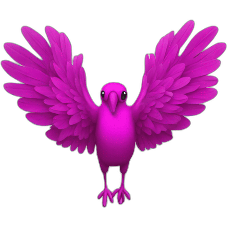 Fächer in magenta emoji