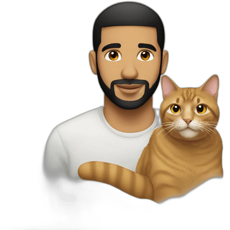 drake with cat emoji