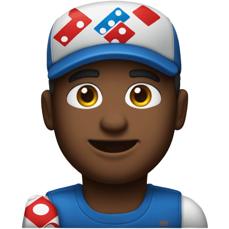 Dominos pizza delivery driver  emoji