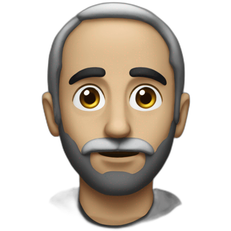 Zemmour qui tape un noir emoji